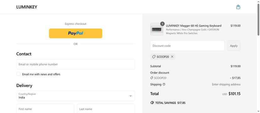 20% Off Coupon for Luminkey - Enjoy Bigger Savings